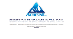 Desktop Screenshot of adhesint.com