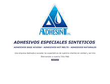 Tablet Screenshot of adhesint.com